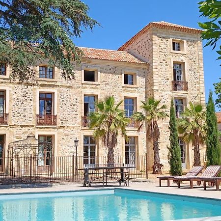 Domaine Les Castans Bed & Breakfast Saint-Thibery ภายนอก รูปภาพ